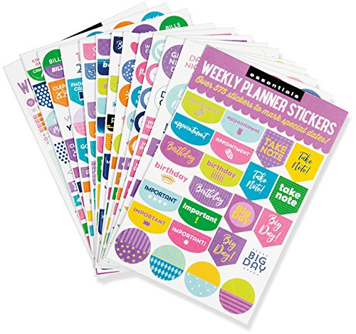 Product Cover Essentials Weekly Planner Stickers (Set of 575 Stickers)