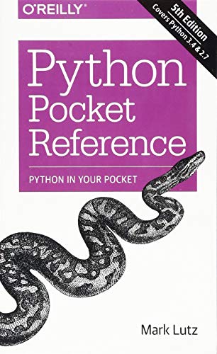Product Cover Python Pocket Reference: Python In Your Pocket (Pocket Reference (O'Reilly))