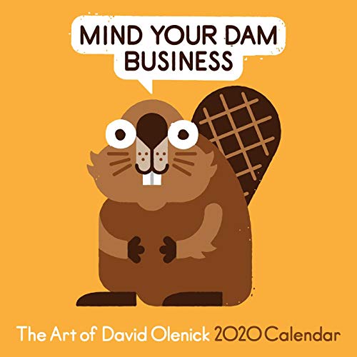 Product Cover The Art of David Olenick 2020 Wall Calendar: Mind Your Dam Business