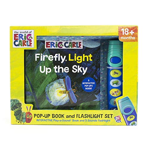 Product Cover World of Eric Carle, Firefly, Light Up the Sky - Little Flashlight Pop-Up Adventure Book - Play-a-Sound - PI Kids