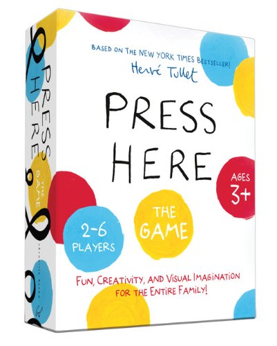 Product Cover Hervé Tullet's Press Here Game (Art Games for Preschool, Preschool Game, Games for Children Ages 2-6)