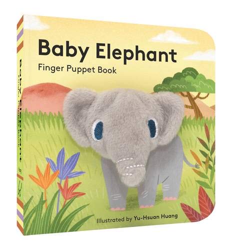 Product Cover Baby Elephant: Finger Puppet Book: (Finger Puppet Book for Toddlers and Babies, Baby Books for First Year, Animal Finger Puppets)
