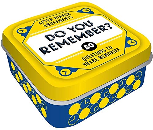 Product Cover Chronicle Books After Dinner Amusements: Do You Remember? 50 Questions to Share Memories (Conversation Game for Family and Friends, Gift for Host or Hostess)
