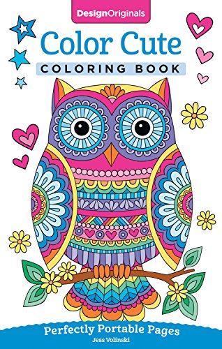 Product Cover Color Cute Coloring Book: Perfectly Portable Pages (On the Go Coloring Book)
