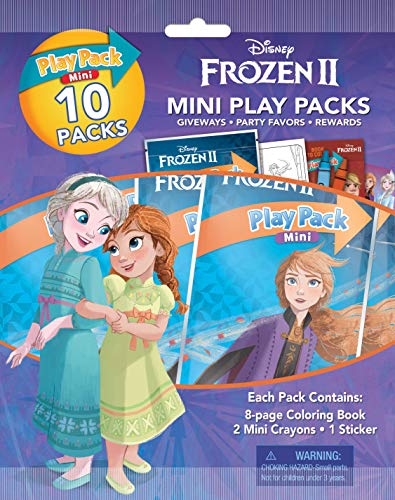Product Cover Disney Frozen 2 Mini Play Packs 10-Pack with Crayons and Stickers 45816