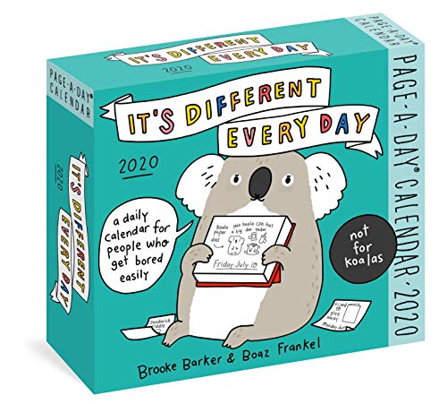 Product Cover It's Different Every Day Page-A-Day Calendar 2020