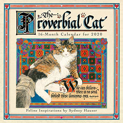 Product Cover 2020 Wall Calendar The Proverbial Cat - Feline Inspirations