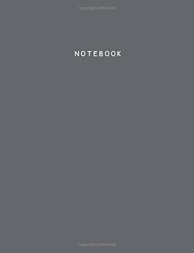 Product Cover Notebook: Grey Shade, Ruled, Soft Cover, Letter Size (8.5 x 11), Notebook: Large Composition Book, Journal