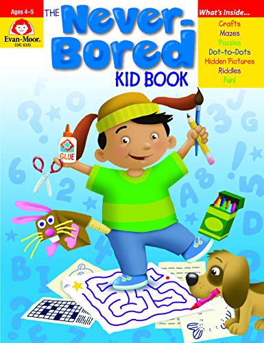 Product Cover The Never-Bored Kid Book, Ages 4-5
