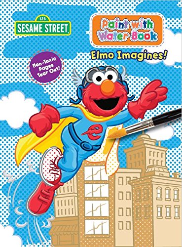 Product Cover Sesame Street Paint with Water Activity Book - Elmo Imagines