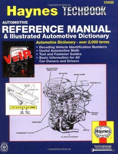Product Cover Automotive Reference Manual & Illustrated Dictionary Haynes TECHBOOK (Haynes Repair Manuals)