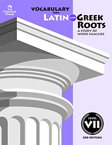 Product Cover Vocabulary from Latin and Greek Roots - Level VII