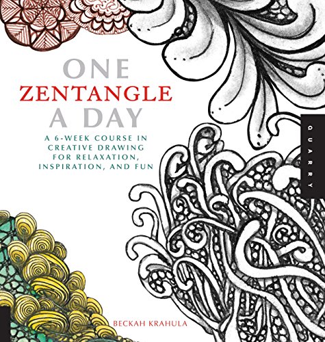 Product Cover One Zentangle A Day: A 6-Week Course in Creative Drawing for Relaxation, Inspiration, and Fun (One A Day)