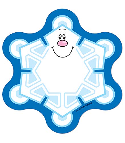 Product Cover Carson Dellosa - Snowflakes Mini Colorful Cut-Outs, Classroom Décor, 36 Pieces