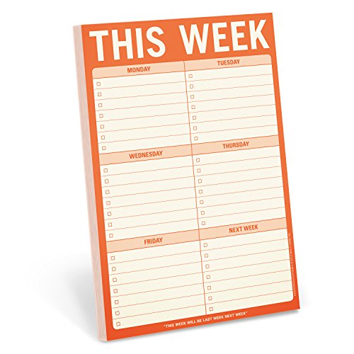 Product Cover Knock Knock This Week Pad, To Do List Notepad, 6 x 9-inches