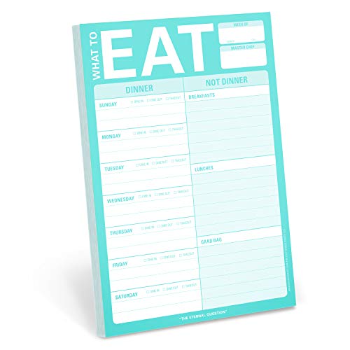 Product Cover Knock Knock What To Eat Pad (Mint Green)