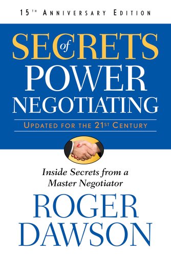 Product Cover Secrets of Power Negotiating,15th Anniversary Edition: Inside Secrets from a Master Negotiator