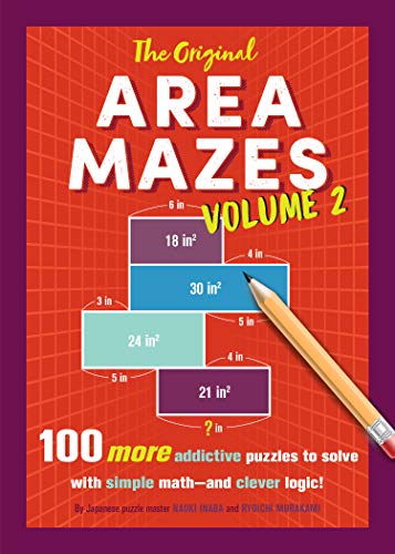 Product Cover The Original Area Mazes, Volume 2: 100 More Addictive Puzzles to Solve with Simple Math_and Clever Logic!