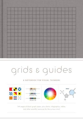 Product Cover Grids & Guides (Gray): A Notebook for Visual Thinkers (blank deluxe clothbound journal with grid, dot, and graph patterns, great gift for designers, architects, and creative directors)
