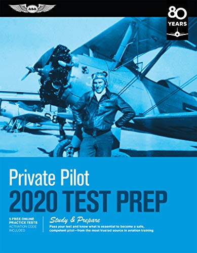 Product Cover Private Pilot Test Prep 2020: Study & Prepare: Pass your test and know what is essential to become a safe, competent pilot from the most trusted source in aviation training (Test Prep Series)