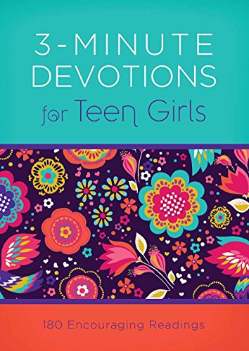 Product Cover 3-Minute Devotions for Teen Girls: 180 Encouraging Readings