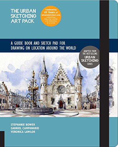 Product Cover The Urban Sketching Art Pack: A Guide Book and Sketch Pad for Drawing on Location Around the World--Includes a 112-page paperback book plus 112-page sketchpad