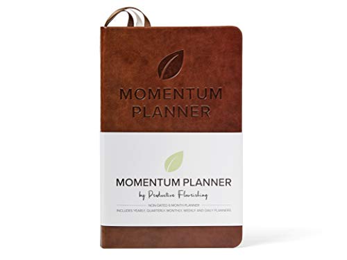 Product Cover Momentum Planner - Daily and Weekly Planner, Calendar, and Project Planner to Improve Productivity, Prioritization, and Goal-Setting - Hardcover, Undated - Day, Week, Month, Quarter, and Year Planner