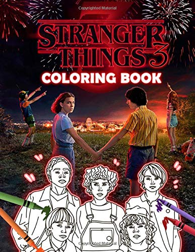 Product Cover Stranger Things 3 Coloring Book: Stranger Things Season 3 Coloring Book Based on 2019 TV Series