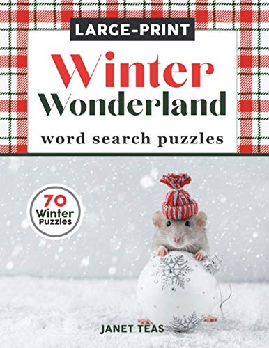 Product Cover Winter Wonderland Large-Print Word Search Puzzles: 70 Winter Puzzles in Large Print (Search the Seasons)