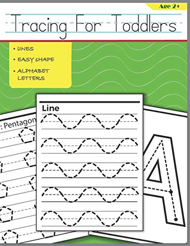 Product Cover Tracing For Toddlers: Beginner to Tracing Lines, Shape & ABC Letters