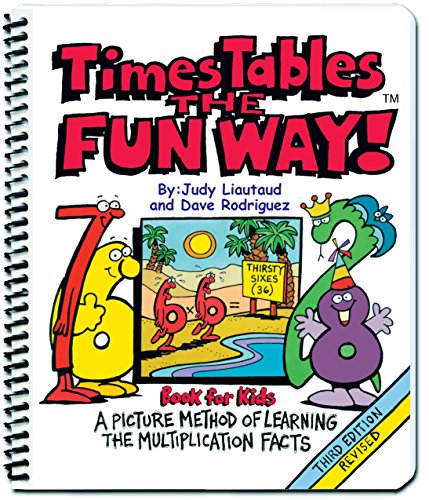Product Cover Times Tables the Fun Way Book for Kids: A Picture Method of Learning the Multiplication Facts