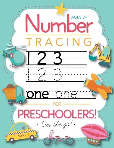 Product Cover Number Tracing Book for Preschoolers and Kids Ages 3-5: Trace Numbers Practice Workbook for Pre K, Kindergarten and Kids Ages 3-5 (Math Activity Book)