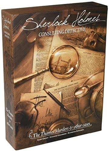 Product Cover Sherlock Holmes: Consulting Detective - The Thames Murders and Other Cases - Stand Alone Expansion Board Game by Space Cowboys