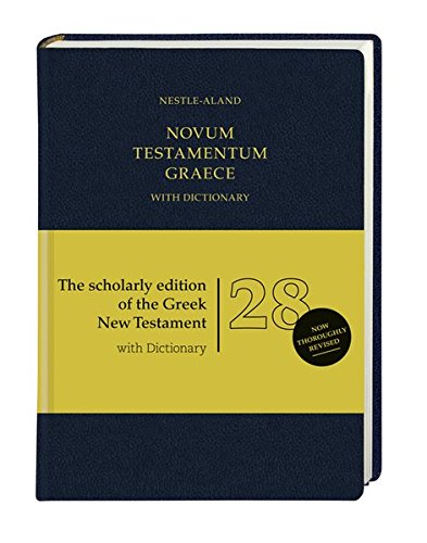 Product Cover Holy Bible: Nestle Aland 28th Revised Ed of the Greek New Testament With Revised Greek-english Dictionary