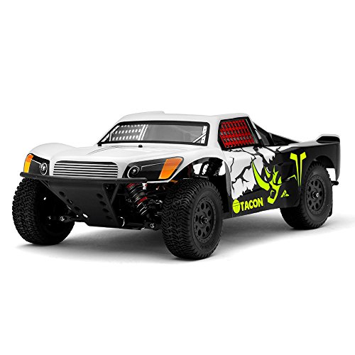 Product Cover Exceed-RC 1/14 Tacon Thriller Short Course Truck Brushed Ready to Run 2.4ghz (White)