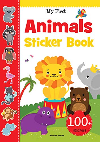 Product Cover My First Animal Sticker Book : Exciting Sticker Book With 100 Stickers