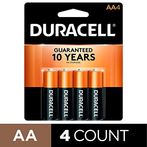 Product Cover Duracell - CopperTop AA Alkaline Batteries - Long Lasting, All-Purpose Double A Battery for Household and Business - 4 Count