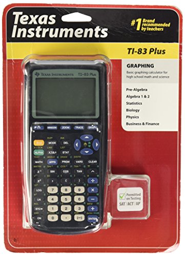 Product Cover Texas Instruments TI-83 Plus Graphing Calculator, Standard