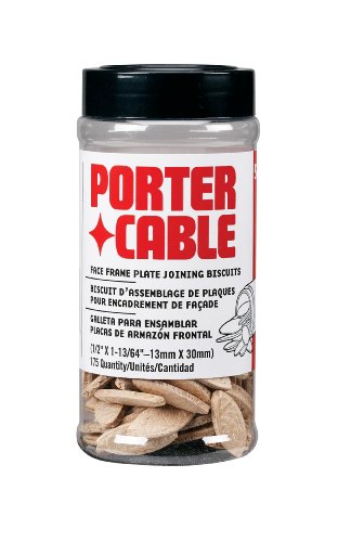 Product Cover PORTER-CABLE 5563 Face Frame Plate Size FF Joiner Biscuits, 175 Per Tube