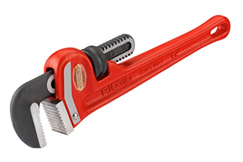 Product Cover RIDGID 31015 Model 12 Heavy-Duty Straight Pipe Wrench, 12-inch Plumbing Wrench