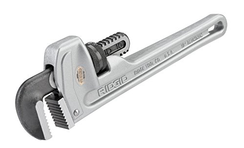 Product Cover RIDGID 31090 Model 810 Aluminum Straight Pipe Wrench, 10-inch Plumbing Wrench