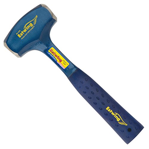Product Cover Estwing Drilling/Crack Hammer - 3-Pound Sledge with Forged Steel Construction & Shock Reduction Grip - B3-3LB