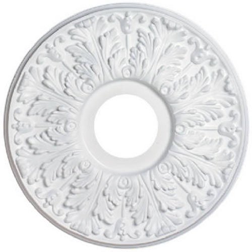 Product Cover Westinghouse Lighting 7702800 15-1/2-Inch Victorian White Finish Ceiling Medallion