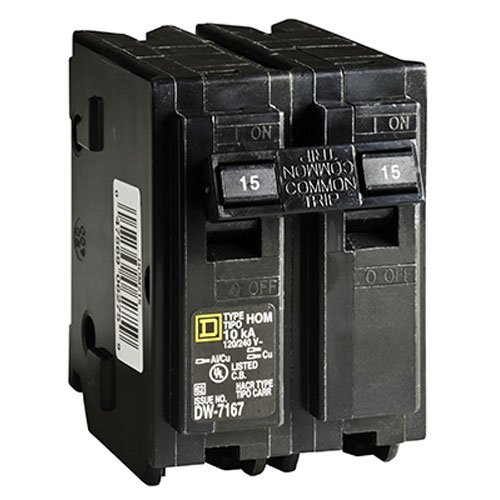 Product Cover Square D by Schneider Electric HOM215CP Homeline 15 Amp Two-Pole Circuit Breaker