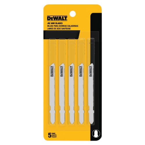 Product Cover DEWALT DW3776-5 3-Inch 24 TPI Thin Metal Cut Cobalt Steel T-Shank Jig Saw Blade (5-Pack)
