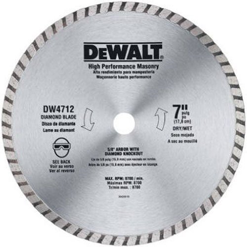 Product Cover DEWALT DW4712 High Performance 7-Inch Dry/Wet Cutting Contin