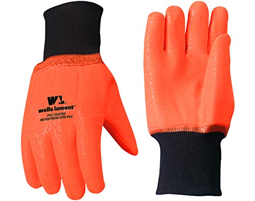 Product Cover Chemical Resistant Cold Weather Work Gloves, PVC Coated, Hig