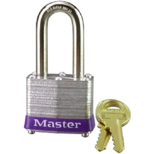 Product Cover Master Lock Padlock, Laminated Steel Lock, 1-9/16 in. Wide, 3DLH