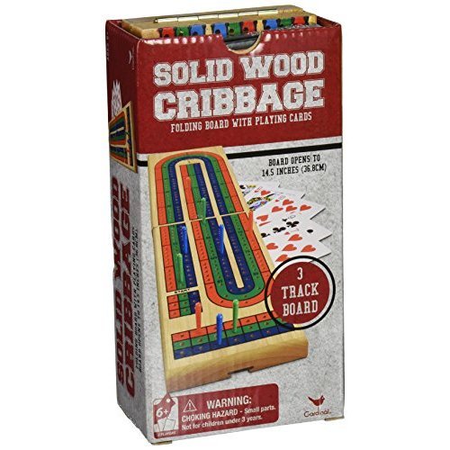Product Cover Cardinal Industries Solid Wood Folding Cribbage Set (Styles Will Vary)