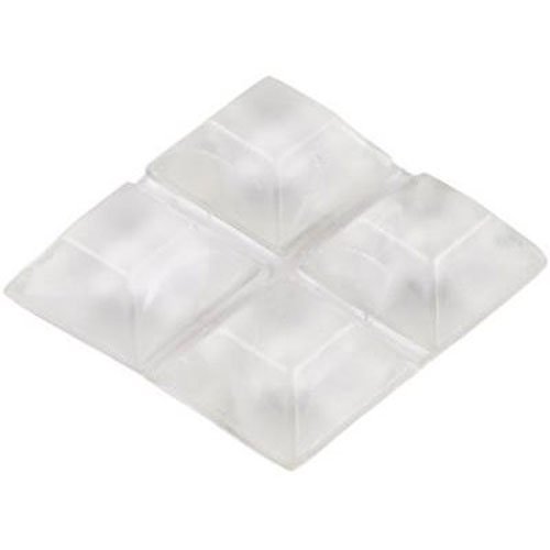 Product Cover Shepherd Hardware 9565 3/4-Inch SurfaceGard Transparent Adhesive Bumper Pads, 12-Pack